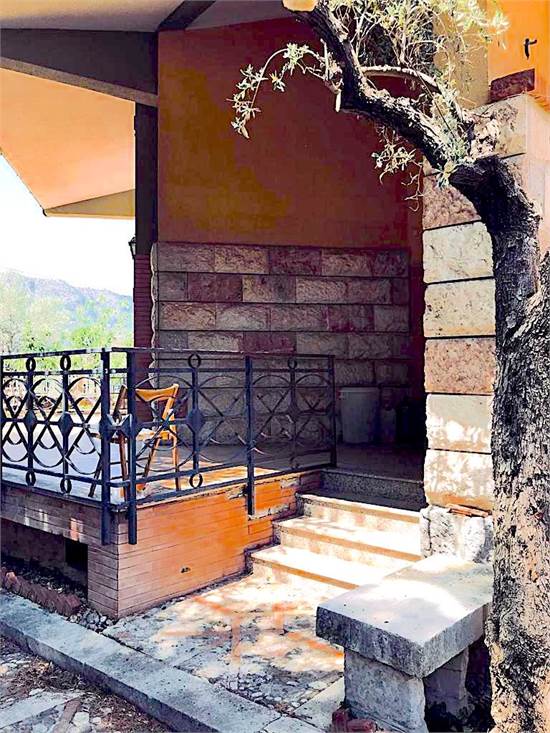 main entrance stairs